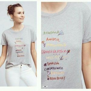 ANTHROPOLOGIE | Wild Tee NWT